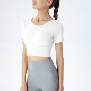 Open-Back Built-In-Cup Tee