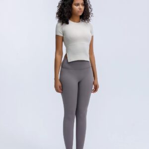 Split-Hem Built-In-Cup Tee